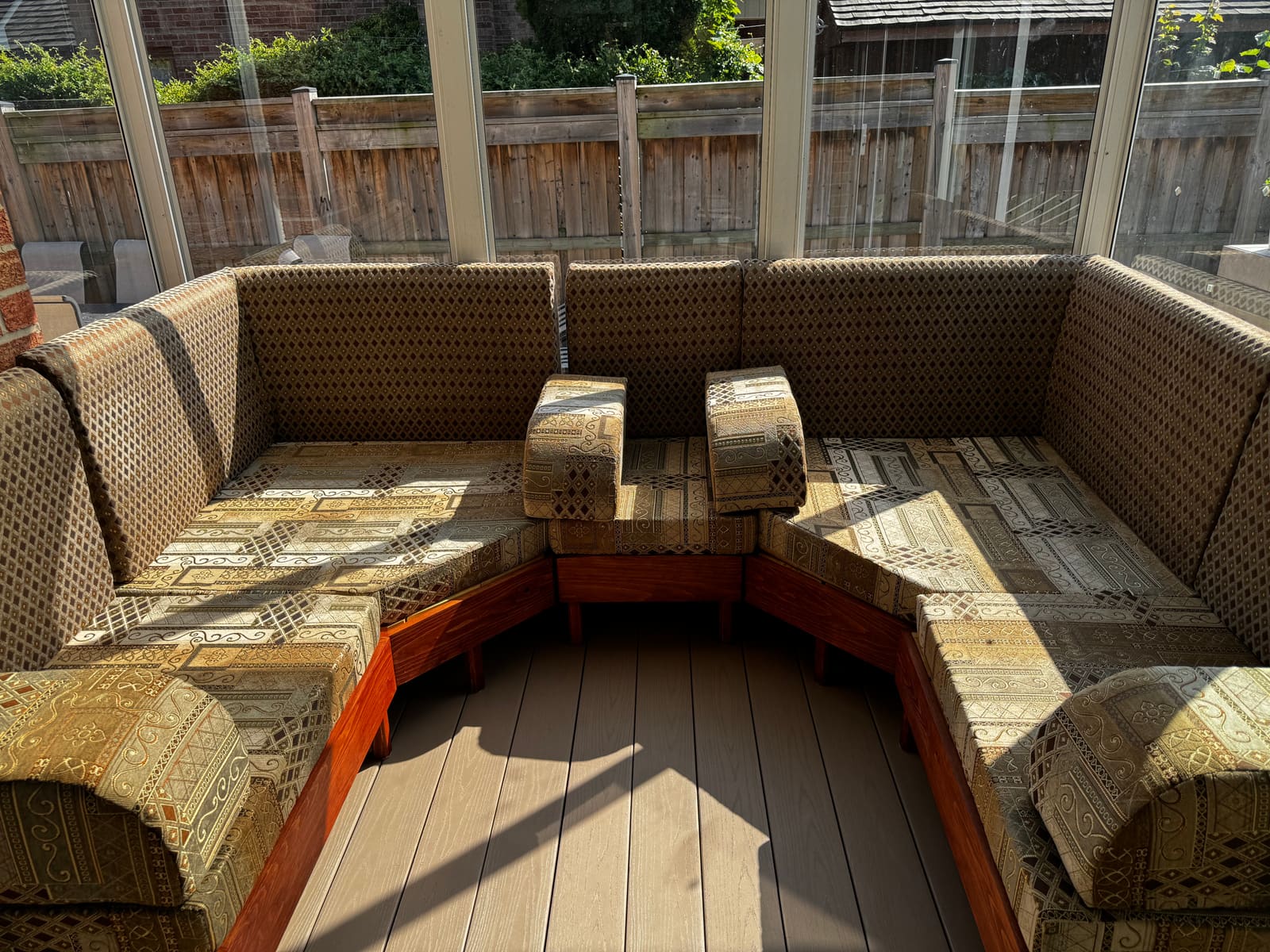Building Custom Majlis Seating for a Sunroom